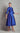 Jackie O Dress Coat - Electric Blue