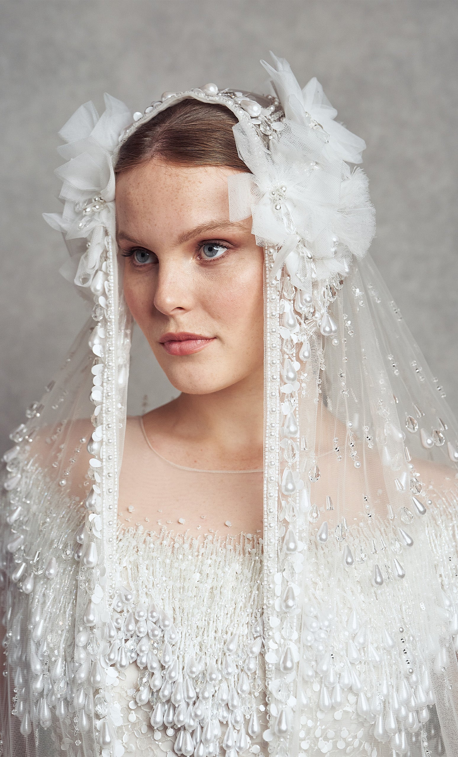 Juno Bridal Veil | V1-C13 | White |