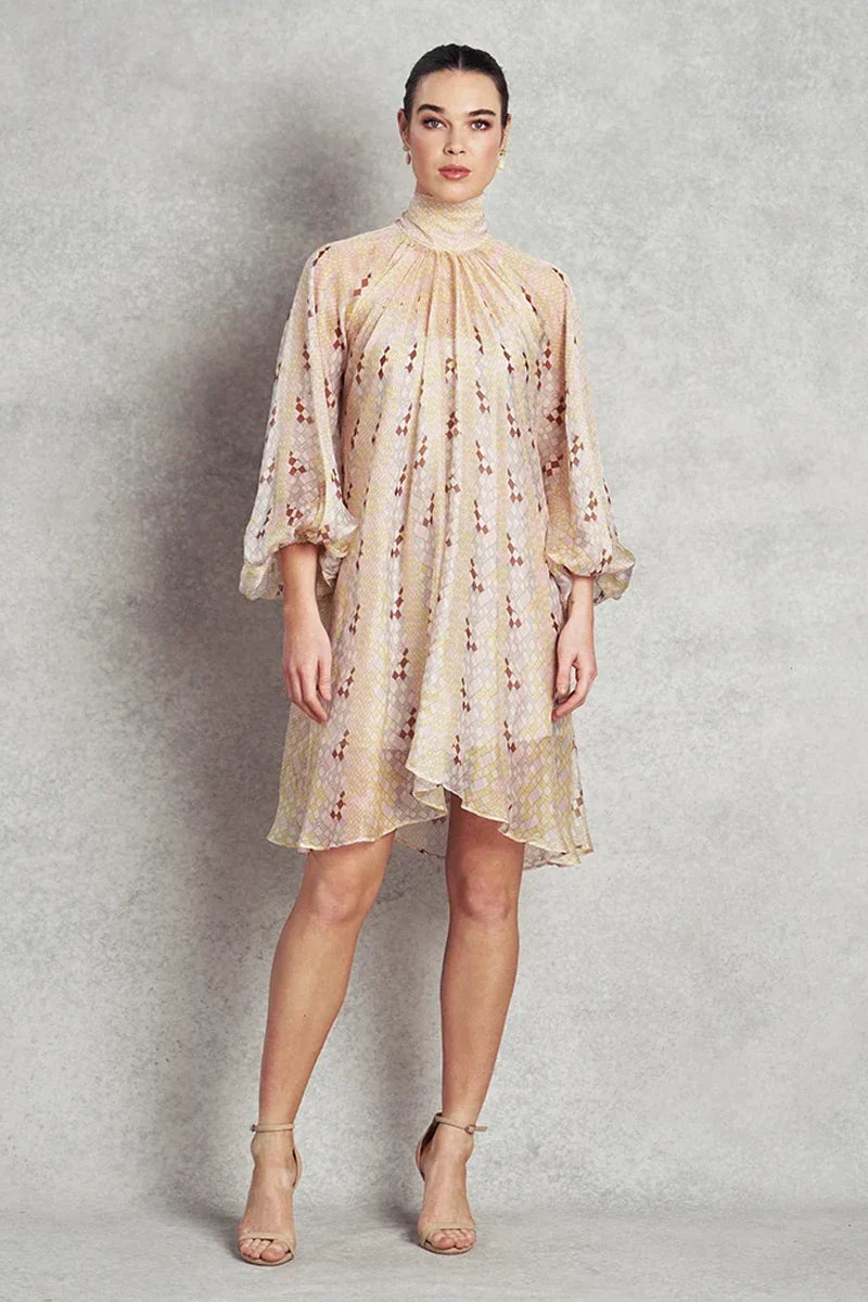 Be the Light Dress - Patterned Print