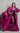 Augusta Long Evening Coat | FUCHSIA | WITH EMBELLISHMENT |